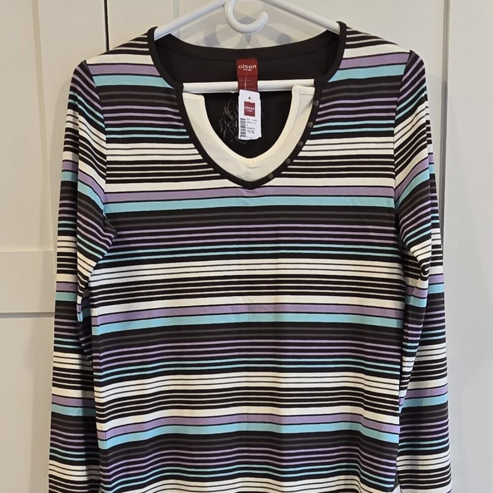 Olsen long sleeve t-shirt, size 6 (EU38) NWT - Picture 2 of 7